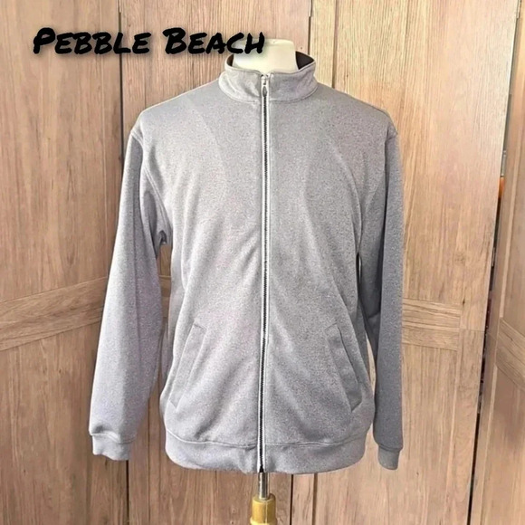 Pebble beach gray mens pullover size Large - Picture 1 of 7